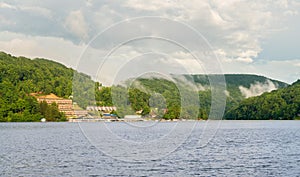 Marina and townhouses on Cheat Lake Morgantown