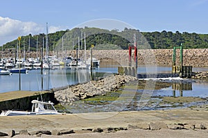 Marina of TrÃ©beurden in France