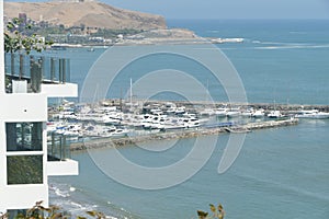 Marina view from Barranco district of Lima