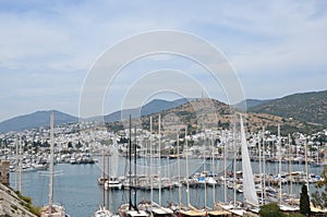 Marina view from Bodrum, Turkey\'s most beautiful holiday destination