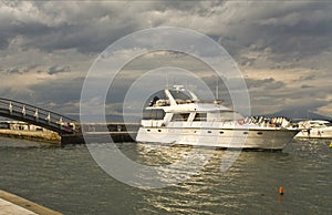 Marina at Volos city in Greece