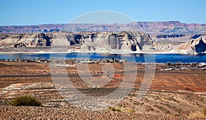 Marina Wahweap Bay Lake Powell Glen Canyon Arizona photo