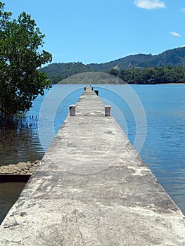 Marina in wori village