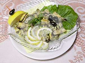 Marinade mussel