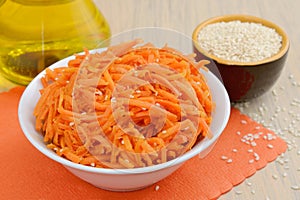 Marinaded carrots