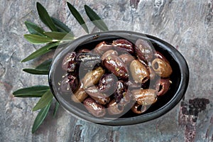 Marinated Black Olives