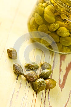 Marinated capers