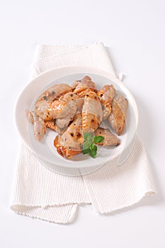 Marinated chicken wings