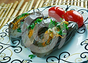 Marinated eggplant