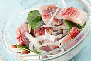 Marinated herring