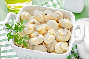 Marinated mushrooms