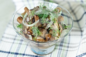 Marinated mushrooms