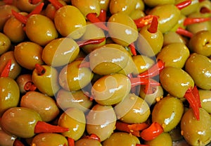 marinated olives