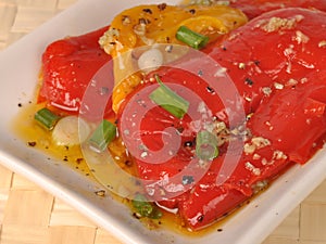 Marinated peppers