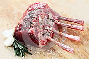 Marinated Rack Of Lamb