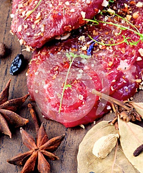 Marinated Raw Beef