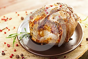 Marinated roast ham