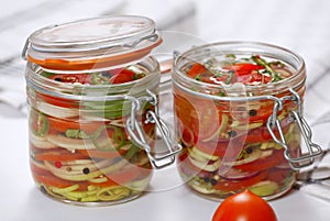 Marinated vegetables