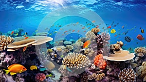 marine coral great barrier reef australia