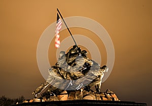 The Marine Corps War Memorial Washington DC