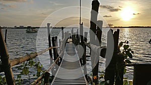 Marine drive kochi sunset