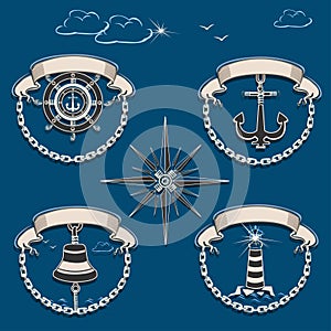 Marine emblem set