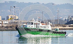 Marine Express Crew Boat AILINE ELIZABETH at the Port of Oakland