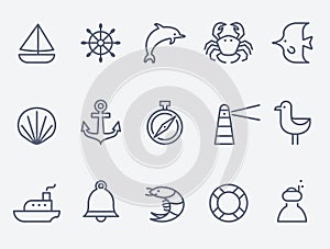 Marine icons