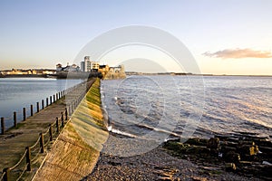 Marine lake, Weston Super Mare, Somerset