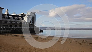 Marine Lake in Weston-super-Mare Somerset England