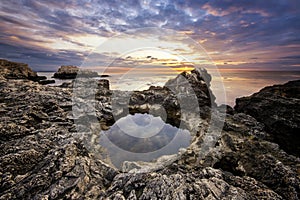 Marine landscape from Tjulenovo village, Bulgaria, Eastern Europe