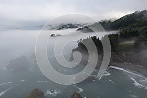 Marine Layer and the Scenic Oregon Coastline