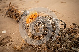 marine life endangerment from discarded fishing nets