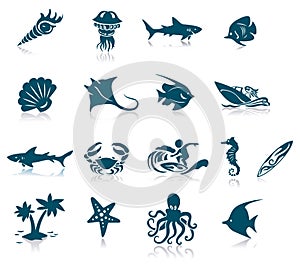 Marine Life Icons