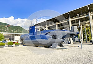 Marine museum with submarines, Tivat, Montenegro