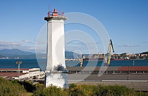 Marine navigational range sign tower