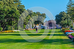 Marine Parade park in Napier, New Zealand