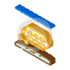 marine research expeditions isometric icon vector illustration