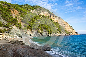 Marine Reserve of Ses Negres in Begur in Costa Brava, Spain photo
