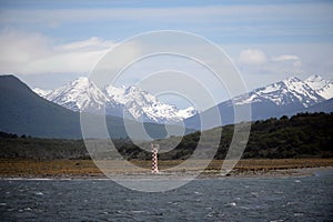 Marine sign in the Beagle channel.