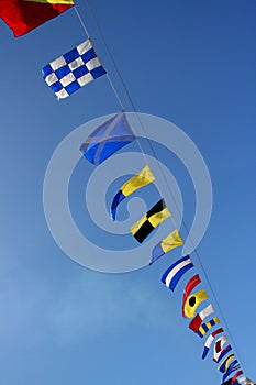 Marine signal flags