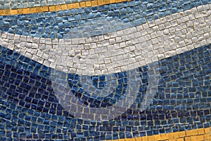 Marine style mosaic background