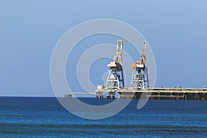 Marine terminal in Mediterranean sea, Israel, Cesaria