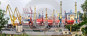 Marine Trade Port Odessa panorama