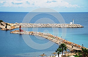 Marine view in Monastir, Tunisia