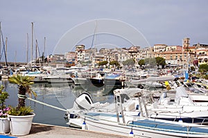 Marine village of Marina di Camerota. Salerno, Italy