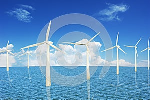 Marine and wind power stations