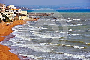 Marinella beach sicily italy