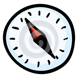 Mariners Compass Doodle Icon