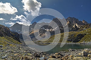 Marinet lakes in Ubaye valley - France photo